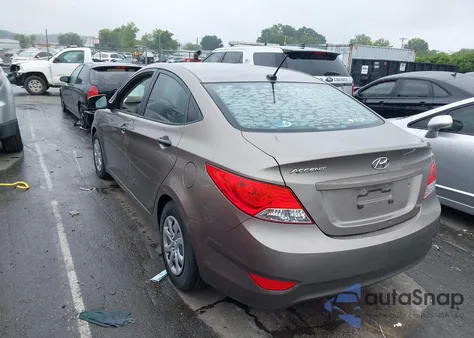 2012 Hyundai Accent Gls z USA, uszkodzony, nr VIN KMHCT4AE6CU038847